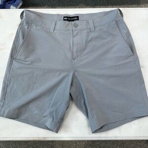 Travis Mathew Light Gray Golf Shorts